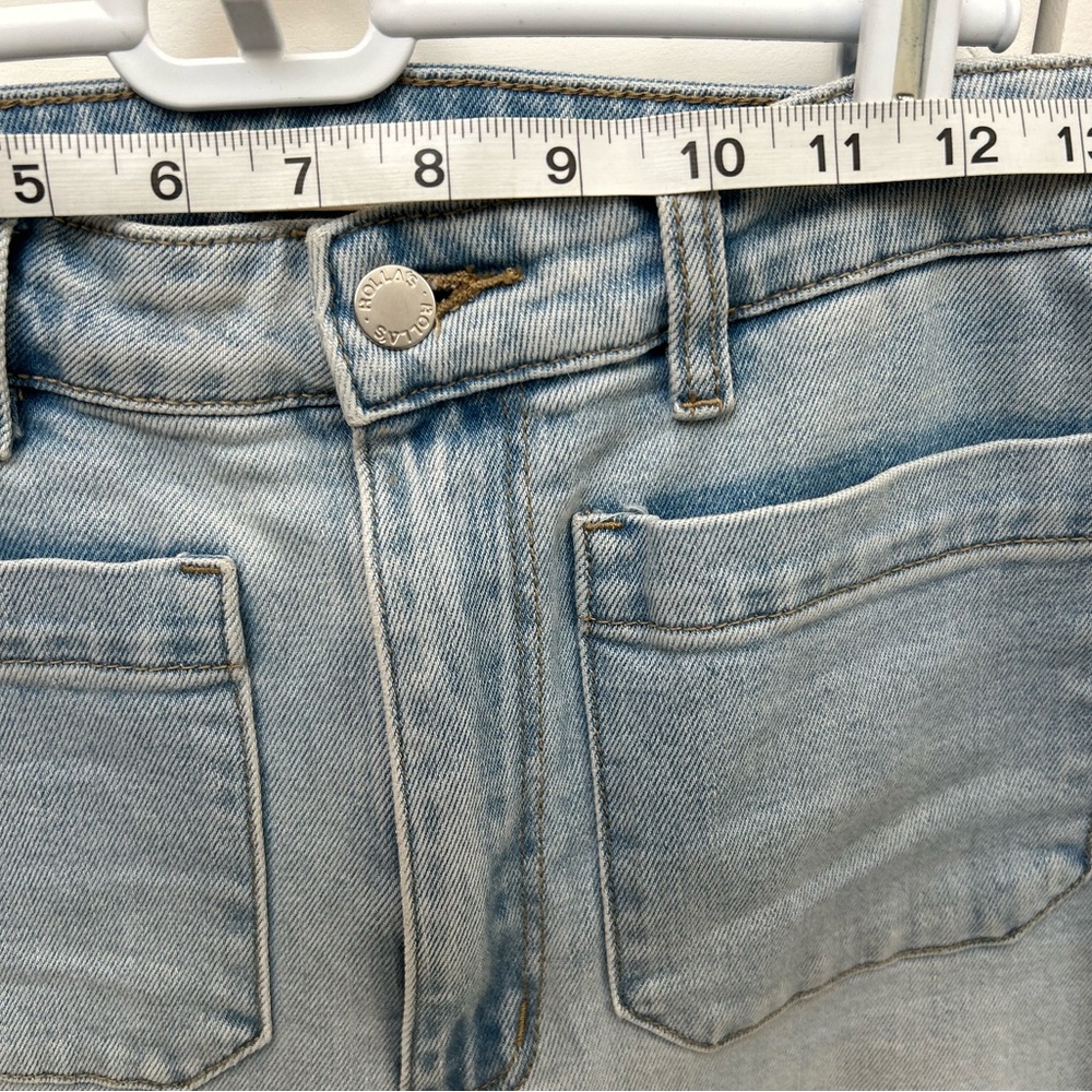 ROLLA'S Light Blue high rise Sailor Jeans - Picture 6 of 9